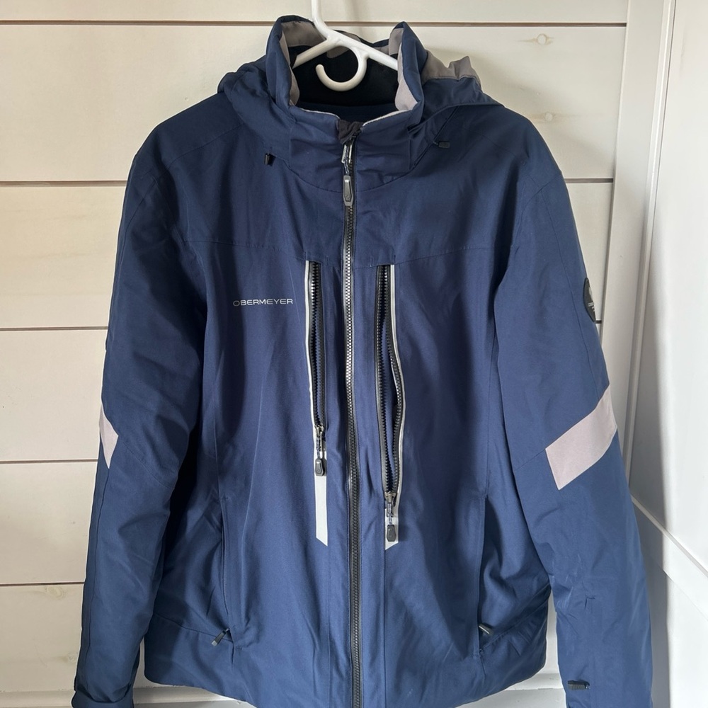 Blue Obermeyer Alpine Series Men's Jacket Large